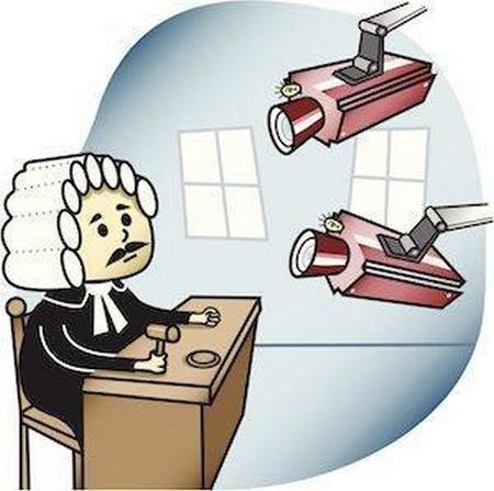 courtroom camera, Cook County courtrooms, justice system, courtroom camera in Cook County